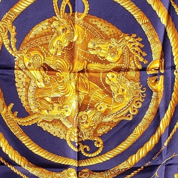 Hermes Ors Nomades By Annie‎ Faivre Scarf design - Picture 9 of 10